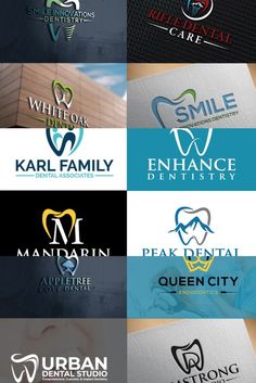 I will design a modern eye catching dental clinic and dentist logo Dental Posts, Dentist Clinic