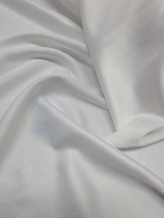 the white fabric is very soft and smooth