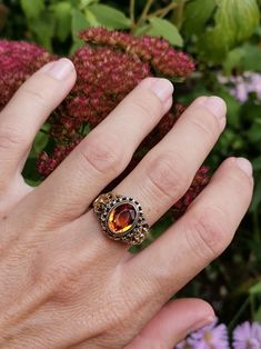 Beautiful 1950s vintage silver citrine ring, US Size 6 3/4, in good vintage condition. Box on the photos not included! Diameter: approx. 20 mm (0.7 inch) Material: silver, citrine total weight: 3.4 g US Size: approx. 6 3/4 (EU size 54) A stunning religious shop well worth a visit ... https://etsy.me/2NNNK4g Memento Mori Ring, 25th Wedding Anniversary, Wedding Anniversary Rings, Citrine Ring, Antique Engagement Rings, Aquamarine Rings, German Silver, Love Ring, 1950s Vintage