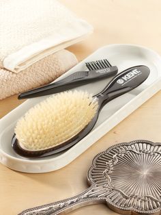 Extra-Soft Boar Bristles Pamper and Protect Thinning Hair Hair Brush Aesthetic, Boar Bristle Brush Benefits, Brush Aesthetic, Boar Brush, Boar Bristle Hair Brush, Best Hair Brush, Boar Bristle Brush, Vermont Country Store, Bristle Brush