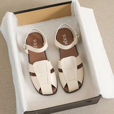 Gender: Women Item Type: Sandals Main Material: Microfiber Leather Style: Casual, Classic, Retro Season: Summer Heel Type: Flat Outsole Material: Rubber Heel Height: Low Heel (1-3 cm) Size Length cm inch 35 22.5 8.86 36 23 9.06 37 23.5 9.25 38 24 9.45 39 24.5 9.65 40 25 9.84 Fashion Brand Design, Zebra Shoes, Armor Shoes, Plus Size Shoes, Summer Soft, Summer Heels, Orange Shoes, Nude Shoes, Yellow Shoes