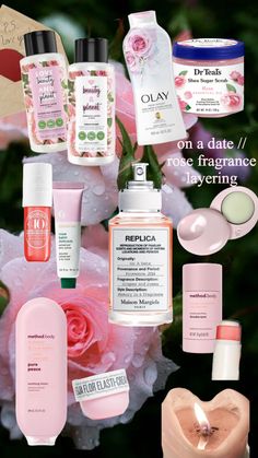 Rose Smell Combo, How To Smell Like Peonies, Scent Combos Hygiene Rose, Smell Like Flowers Products, Scent Combos Rose, Pov You Smell Like Roses, How To Smell Like Roses Products, Rose Body Care Products, Rose Smelling Perfume