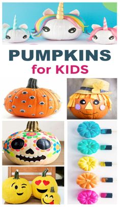 pumpkins for kids to decorate with their faces