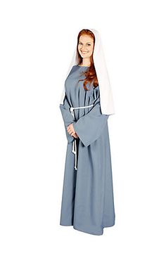 Womens Biblical Peasant Lady Biblical Clothing, Mary Costume, Biblical Costumes, Nativity Costumes, Easter Costume, Costume Collection, Christmas Costumes, Tie Dress, Girl Costumes