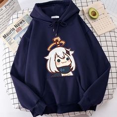 Gender:Men's,Women's,Couple's,Unisex; What's in the box:Hoodie; Types:Back To School,Manga,Cartoon,Anime,Hoodie; Holiday:Back To School; Style:Cosplay; Material:100% Polyester; Age Group:Adults'; Characters:Paimon; Cosplay Works:Genshin Impact; Pattern:Anime; Design:Kawaii,Graphic,Harajuku; Sleeve Type:Bishop Sleeve; Listing Date:04/13/2022; Production mode:External procurement; Clothing Length:; Bust:; EU Size:null; Shoulder Width:; Sleeve Length:; UK Size:null; US Size:null; Print Type:Hot Sta Kawaii Cartoon Print Hoodie For Streetwear, Kawaii Hooded Sweatshirt With Graphic Print, Cute Anime Print Hoodie For Streetwear, Harajuku Style Hooded Top With Cartoon Print, Harajuku Style Winter Sweatshirt For School, Kawaii Blue Cotton Hoodie, Kawaii Anime Print Cotton Hoodie, Anime Print Hooded Top For Cosplay, Kawaii Cotton Hoodie With Cartoon Print