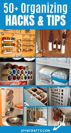 an image of organizing hacks and tips