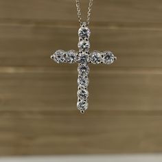 🐕 Big deals! Gold Religious Necklace, Diamond Cross Necklace, Moissanite Cross, Gold Cross Pendant, 14K Gold Pendant, Eternity Cross Necklace, #4774 only at $517.00 Hurry. #ReligiousNecklace #ReligiousGift #NecklaceForWomen #CrossNecklace #WhiteGold #GoldCrossPendant #DiamondCross #14kGoldPendant #CommunionGift #EternityCross Anniversary Diamond Cross Necklace With Accents, Anniversary Cross Diamond Necklace With Accents, Diamond White Cross Jewelry For Anniversary, Anniversary White Gold Diamond Cross Necklace, Sterling Silver Cross Pendant Diamond Necklace For Anniversary, Diamond Accented Cross Pendant For Anniversary, Anniversary Cross Pendant Necklace With Cubic Zirconia, Diamond Accented Cross Pendant Jewelry For Anniversary, Anniversary Jewelry With Diamond Accents On Cross Pendant