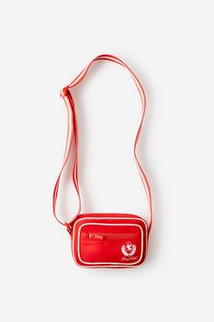 CIARA CROSS BODY BAG Sporty Red Rectangular Bag, Retro Red School Shoulder Bag, Sporty Crossbody Shoulder Bag For School, Casual Red Satchel For School, Sporty Satchel Shoulder Bag For School, Red Rectangular Sports Bag, Sporty Rectangular Shoulder Bag For School, Sporty Pouch Bag For School, Casual College Rectangular Bag