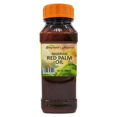 Shepherds Natural Nigerian Red Palm Oil is a popular palm oil brand. Palm oil is a common cooking ingredient in the tropical belt of Africa, Southeast Asia, and parts of Brazil. Shepherds Natural Nigerian Red Palm Oil is an excellent cooking oil great for all types of African Cuisine. Highlights * Red Palm oil * African Palm Oil / African Cooking Oil * Aceite De Palma Roja Size: 500 mL. Highlights Red, Red Palm Oil, African Cooking, Red Palm, Pantry Essentials, Cooking Ingredients, Food Pantry, Cooking Oil, Palm Oil