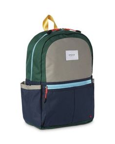 State Unisex Kane Kids Travel Color Block Backpack Navy Backpack For Students Back To School, Navy School Bag For Back To School, Casual Navy School Backpack, Navy Nylon School Bag, Navy Backpack For Back To School, Navy School Backpack With Adjustable Strap, Navy Casual Backpack For Back To School, Casual Navy Standard Backpack, Navy Standard Backpack For School