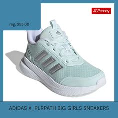 Closure Type: Lace-UpFootwear Technology: Adidas-CloudfoamUpper/Outer Base Material: 100% SyntheticShoe Lining Material: TextileSole Material Content: 100% SyntheticCountry of Origin: Imported Sneakers Green, Girls Sneakers, Big Kids, Athletic Shoes, Shoes Sneakers, Mint, Adidas, Technology, Sneakers