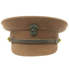 PRICES MAY VARY. High quality cotton and genuine leather constructed peaked hat as used by Great Britain in WW1. Correct cut, shape, color, genuine leather chinstrap, leather sweatband, as well as brass buttons. Size US 7 (56cm) Cast brass Northumberland Fusiliers regimental badge (cap badge can be easily replaced or removed). Copied directly from an original in the IMA collection. New Made Item: A top high quality cotton and genuine leather constructed Officer s peaked hat as used by Great Brit Loid Forger Hat, Peaked Hat, Reference Ideas, Brass Buttons, Safety Clothing, Peaked Cap, Work Safety, Great Britain, Fashion Branding