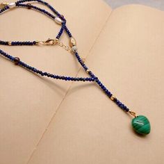 Top Rated Natual Blue Lapis Garnet Pearl Necklace Green Malachite Heart Shaped Pendant, Jewelry Heart Shaped Pendant, Green Malachite, Necklace Green, Blue Lapis, Heart Shape Pendant, Green Necklace, Red Garnet, White Pearl, Faceted Bead