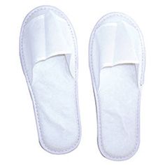 Scalpmaster Premium Spa Sandals White #4015 - 1 pair Lightweight, disposable slippers with non-skid foam sole. Color: White Age: Adult Size: One size fits all White Non-slip Slide Slippers, White Open Toe Slippers With Rubber Sole, White Flip Flops With Rubber Sole, Comfortable White Flip Flops With Rubber Sole, Comfortable White Slide Slippers, White Slip-resistant Open Toe Slides, Sandals White, Nail Supply, You Bag