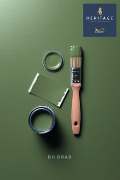 Dulux Heritage DH Drab Dulux Heritage Dh Drab, Velvet Green Paint Color, Cloakroom Ideas, Heritage Colours, Green Wall Color