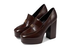 Luxury Patent Leather Semi-formal Oxfords, Platform Mary Janes Nordstrom, Heeled Loafers Uk, Formal Shoes Platform, Loafers Formal Dress, Platform Loafer With Dress, Heeled Loafers Dress, Luxury Sleek Patent Leather Loafers, Platform Shoes Dressy