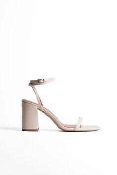 Ankle Strap Block Heel Sandals Beige | NA-KD Ankle Strap Block Heel, Block Heel Sandals, Future Fashion, Block Heels Sandal, Na Kd, Heel Sandals, Strappy Sandals, Industrial Style, Women Empowerment