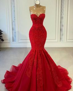 Red Mermaid Prom Dress, Prom Dresses 2022, Red Mermaid, Red Prom Dresses, Mermaid Sweetheart, Mermaid Prom Dress, Dresses 2022, Cute Prom Dresses, Red Prom