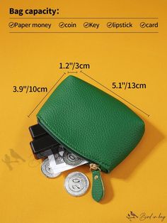 Bird in Bag - Womens PU Leather Lightweight Wallet with Multiple Pattern Money, ID Card, Credit Card, and Portable Coin Pocket for Women - Stylish, Green Rectangular Coin Purse With Coin Pocket, Rectangular Green Coin Purse, Green Wallets Perfect As Gifts, Green Coin Purse With Coin Pocket Gift, Green Pouch Coin Purse With Card Slots, Green Coin Purse With Card Slots As Gift, Green Coin Purse Pouch With Card Slots, Green Coin Purse With Interior Card Slots As Gift, Green Coin Purse With Card Slots For Daily Use