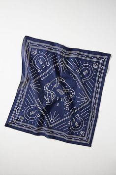 100% organic cotton Imported | Bandana Hair Scarf by Bandits in Blue, Women's, Cotton at Anthropologie Bandana Hair, Bandana Hairstyles, Bandana Scarf, Hair Scarf, 50 Fashion, Scarf Hairstyles, Color Coding, Women's Accessories, Scarf Accessory