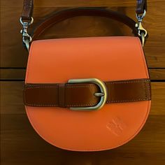 Patricia Nash Crossbody Handbag Nwot 8x7x3 Modern Orange Crossbody Bag, Modern Orange Crossbody Shoulder Bag, Orange Bags With Detachable Strap, Orange Shoulder Bag With Detachable Strap, Orange Shoulder Bag With Adjustable Strap For Shopping, Orange Satchel With Adjustable Strap For Shopping, Orange Shoulder Bag With Removable Pouch, Modern Orange Shoulder Bag With Adjustable Strap, Orange Shopping Bag With Adjustable Strap