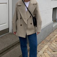 41966515028015|41966515060783|41966515093551|41966515126319 Beige Double-breasted Winter Outerwear, Beige Outerwear With Button Closure For Cold Weather, Single Breasted Outerwear For Cold Weather, Single-breasted Outerwear For Cold Winter Weather, Winter Lapel Collar Outerwear For Cold Weather, Winter Outerwear With Lapel Collar For Cold Weather, Beige Blazer With Pockets For Winter, Beige Winter Outerwear With Pockets, Winter Double-breasted Blazer With Pockets