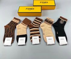 Size: Standard Size It comes with Dust box, Care manual, Tag, and Paper bag. Burberry Socks, Fendi Socks, Balenciaga Socks, Paper Bag, Outlet, New Arrivals, Fendi, Socks, Things To Come