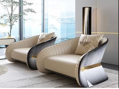 modern living room furniture in beige and black