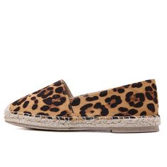 Department Name: Adult Item Type: Flats Upper Material: Flock Outsole Material: Rubber Closure Type: Slip-On Flats Type: Loafers Insole Material: PU Pattern Type: Leopard Lining Material: PU Fashion Element: Rome Occasion: Casual Toe Shape: Round Toe Season: Spring/Autumn Summer Suede Slip-ons With Round Toe, Brown Low-top Flats For Summer, Suede Round Toe Flats For Summer, Suede Slip-ons With Round Toe For Summer, Summer Suede Closed Toe Loafers, Summer Suede Flat Slip-ons, Casual Leopard Print Loafers With Flat Heel, Summer Fabric Slip-ons With Round Toe, Fabric Slip-ons With Round Toe