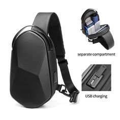 an image of a back pack with usb charging