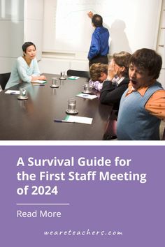 a survival guide for the first staff meeting of 202