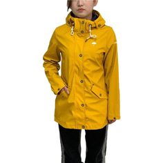 Polyurethane Imported Machine Wash Material100% Polyurethane,This Waterproof Rainjacket Is Dried Quickly,Lightweight,Soft Skin Friendly,Breathable And Windproof. Also We Can Use It As A Windbreaker When You Active Or Outdoor. Details Of Design1)Adjustable Drawing Cord On Hood ,Cuffs With Button Make This Raincoat More Suitable For Your Fitting 2)Pockets With Button Closure On Both Sides And One Inner Pocket Both Make Sure You Have Enough Space To Save Essential Items. 3)Long Sleeve With High Nec Solid Color Hooded Raincoat For Rainy Weather, Solid Waterproof Raincoat, Casual Yellow Windbreaker For Rainy Weather, Long Sleeve Raincoat With Storm Flap, Casual Yellow Weatherproof Raincoat, Yellow Waterproof Windbreaker For Fall, Yellow Waterproof Outerwear For Outdoor, Yellow Weatherproof Raincoat For Outdoor Activities, Weatherproof Yellow Raincoat For Outdoor Activities