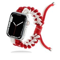 Braided for Apple Watch Band Series 7 6 5 4 Sport Strap iWatch 38mm 40mm 41mm 42mm 44mm 45mm Woven Wristband Bracelet |Watchband| The New Apple Watch Series 7 is compatible with all existing bands.Size 38/40mm will fit the new 41mm Apple watch, For the 45mm choose sizes 42/44mm. This cool watch band is available in all Apple watch face sizes 38mm, 40mm, 41mm, 42mm, 44mm, 45mm. The actual band fits wrist sizes up to 5.12" 8.6" wrist. Available in colors: Army Green, Black, Blue, Black Army Green, Casual White Adjustable Apple Watch Band, Casual White Watch Bands With Bracelet Strap, White Casual Bracelet Strap Watch Bands, Casual White Bracelet Strap Watch Bands, Casual Adjustable Watch Bands, Casual Rectangular Adjustable Watch Bands, Casual Adjustable White Watch Band, Casual White Adjustable Watch Band, Wear-resistant Adjustable Apple Watch Band For Outdoor