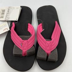 Up For Sale Is A Pair Of Kids Size 2/3 Rainbow Sandals. Sandals Are New With Tags Just No Box And Measure 9" Pink Adjustable Sport Sandals With Cushioned Footbed, Pink Cushioned Slip-on Flip Flops, Pink Non-slip Open Toe Sport Sandals, Pink Non-slip Synthetic Sport Sandals, Pink Non-slip Casual Flip Flops, Pink Sport Sandals For Beach, Pink Round Toe Sport Sandals For Beach, Pink Synthetic Round Toe Flip Flops, Pink Synthetic Flip Flops