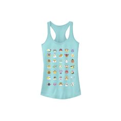 Show love for your favorite Nintendo game with this juniors' Animal Crossing graphic tank top. Show love for your favorite Nintendo game with this juniors' Animal Crossing graphic tank top. Character faces graphics Scoopneck RacerbackFABRIC & CARE Cotton, polyester Machine wash - Delicate Imported Size: Small. Color: Blue. Gender: female. Age Group: kids. Material: Cotton Blend. Blue Graphic Print Racerback Tank Top, Blue Racerback Tank Top With Graphic Print, Blue Racerback Top With Graphic Print, Cute Sleeveless Graphic Tank Top, Cute Cotton Racerback Tank Top, Casual Cotton Tank Top With Character Print, Blue Playful Tank Top, Playful Blue Sleeveless Tank Top, Sleeveless Cotton Top With Character Print