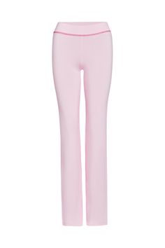 Details Best-selling Blare Trackpant in a new pastel pink colourway Stretchy bamboo and jersey fabrication Low-rise waist and bodycon silhouette Wide, elastic waistband for a comfortable, stretchy fit Featuring placement print 'I.AM.GIA' logo on the bum in contrast pink Contrast pink stitching detail around the waistband Pull-on construction to slip into with ease Unlined - This fabric is not sheer Recommended Underwear: Due to the low-mid rise, we recommend wearing this garment with a seamless, Pink Contrast, Shop Pants, Placement Print, I Am Gia, Pink Pastel, Festival Dress, Romper Pants, Top Sales, Skirts For Sale