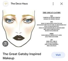 Daisy Buchanan Makeup, Gatsby Halloween