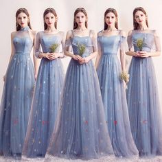 Blue Tulle Bridesmaid Dress, Prom Dress Blue, Tulle Long Prom Dress, Casual Wedding Guest Dresses, Tulle Bridesmaid, Lace Summer Dresses, 60's Dress, Tulle Bridesmaid Dress, Bridal Dresses Lace