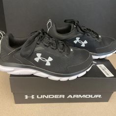 New! Women Under Armour Ua Charged Assert 9 Wide (D) Running Shoes. Size 8 Wide. Awesome Shoes!!! Under Armour Lace-up Running Shoes With Cushioned Footbed, Casual Under Armour Low-top Walking Shoes, Casual Under Armour Lace-up Running Shoes, Casual Low-top Under Armour Walking Shoes, Casual Lace-up Running Shoes By Under Armour, Casual Under Armour Lace-up Walking Shoes, Under Armour Synthetic Walking Shoes With Round Toe, Under Armour Cushioned Walking Shoes With Round Toe, Under Armour Cushioned Round Toe Walking Shoes