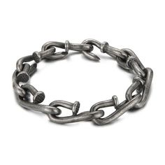 Machado Viking, Punk Men, Nail Bracelet, Mens Chain Bracelet, Stainless Bracelet, Retro Bracelet, Hand Jewelry, Black Stainless Steel, Chains For Men