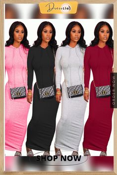 Casual Lover Long Dress Casual Long Sleeve Midi Dress For Evening, Casual Long Sleeve Evening Midi Dress, Trendy Fall Midi Dress For Going Out, Casual Midi Dresses For Going Out, Casual Long Sleeve Bodycon Dress For Going Out, Casual Long Sleeve Bodycon Dress For Day Out, Long Sleeve Bodycon Dress For Going Out, Trendy Long Sleeve Maxi Dress For Night Out, Maxi Length Bodycon Dress For Going Out