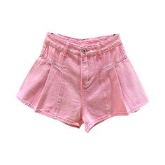 Denim Shorts Y2k, Modern Y2k, Pink Denim Skirt, Shorts Y2k, Trendy Games, Y2k Design, Pink Denim, Denim Patterns, The 2000s