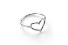 Classic Heart-shaped Stackable Promise Rings, Classic Everyday Heart Ring For Valentine's Day, Elegant Stackable Rings With Heart Charm For Gift, Minimalist White Heart Promise Ring, Minimalist White Heart Ring For Anniversary, Minimalist White Gold Heart Ring For Wedding, Elegant Everyday Heart-shaped Ring, Dainty White Gold Stackable Heart Ring, Minimalist Heart Cut Stackable Rings