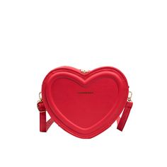 Style: Urban Simplicity Material: PU Fashion Element: Sewing Line Suitcase shape: Heart Shape Closure Type: Zipper Occasion: Daily Matching Cute Shoulder Bags, Waist Bags For Women, Cute Peach, Black And White Coffee, Color Lipstick, Mini Coin Purse, Loving Heart, Heart Fashion, Commuter Bag