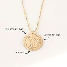 Zodiac Wheel Necklaces are stylish and meaningful jewelry pieces that allow you to showcase your astrological sign and show love for your loved ones Mom Necklace Personalized, Zodiac Wheel, Astrological Sign, Baby Bracelet, Show Love, Meaningful Jewelry, Mom Necklace, Bespoke Jewellery, Perfect Baby Shower Gift