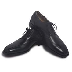 Everyone should own a pair of Derbys. They’re one of the most popular shoes on the market. Made of genuine leather, they are well-known for durability and quality. The smooth exterior adds to the classy, high-end fashion, luxurious style sense. If you are looking for a pair of shoes to vamp every outfit, this is the answer to your dilemma. These shoes will be worth every penny, so go ahead and invest in these comfortable and stylish lace-up shoes. Some of the best features of the product include: 100%genuine leather Derby style shoes Lace-up front Slit-design on both sides of the shoe Elegant Lace-up Cap Toe Shoes For Galas, Elegant Cap Toe Lace-up Shoes For Galas, Elegant Leather Lace-up Oxfords, Timeless Calf Leather Lace-up Shoes For Formal Occasions, Elegant Lace-up Shoes With Rubber Sole For Business Casual, Elegant Lace-up Leather Shoes For Work, Timeless Semi-formal Lace-up Calf Leather Shoes, Luxury Formal Lace-up Shoes With Leather Sole, Elegant Lace-up Leather Shoes For Business