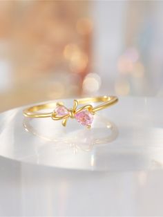 Material: 925 Sterling Silver Stone: Cubic Zirconia Weight: 1.23g Inner Diameter: 1.65-1.81cm Color: Gold Item: Sold As Single Pink Diamond Stackable Rings As Gift, Pink Cubic Zirconia Stackable Rings As Gift, Dainty Pink Cubic Zirconia Ring, Dainty Pink Diamond Ring For Gift, Dainty Pink Diamond Ring As Gift, Dainty Pink Diamond Ring Gift, Adjustable Rings, Cubic Zirconia, 925 Sterling Silver