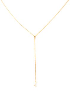 Material: Gold filled Length: 14" chain with a 1.5" extender and 2" drop with a pearl end Made by hand in Southern California Adjustable Dangle Lariat Necklace With Pearl Chain, Adjustable Dangle Pearl Chain Lariat Necklace, Adjustable Dangle Lariat Necklace With Pearl Pendant, Adjustable Lariat Necklace With Pearl Pendant, Adjustable Lariat Necklace With Pearl Drop, Adjustable Pearl Pendant Lariat Necklace, Minimalist Pearl Chain Lariat Necklace With Dangle, Delicate Drop Chain Necklace Gift, Pearl Pendant Lariat Necklace