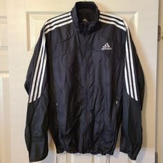 Adidas Marathon 3-Stripes Men's Jacket Gm1410 Men's Large New With Tags. Please Keep In Mind That Actual Color Or Shade May Vary Slightly From The Photos You Are Seeing, Since Every Computer Or Phone Monitor Shows Colors And Brightness Differently. Please Review The Photos Carefully. Please Send Me A Message If You Have Any Questions. Adidas Functional Windbreaker With Three Stripes, Adidas Three Stripes Sports Outerwear, Adidas Three Stripes Outerwear For Sports Events, Adidas Sports Outerwear With Three Stripes, Adidas Outerwear With Three Stripes For Sports Events, Adidas Sporty Outdoor Track Jacket With Three Stripes, Adidas Sports Outerwear With Side Stripes, Adidas Sportswear Outerwear With Side Stripes, Winter Sports Outerwear With Three Stripes