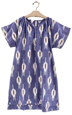 this item is a pre-order and will ship approximately october 26. purchase now, and you will be alerted once it ships. our night dress is a lightweight and loose shift style nightgown, made of 100% cotton. psst: you could wear it to the beach as easily as bed and we won’t tell! 100% cotton. hand loomed by weavers in south india, yarn by yarn, without the aid of electricity. ikat is made by dyeing batches of yarn before weaving them on a loom to create the signature eye-catching pattern. there are Cotton Night Dress, Ikat Dress, Fabric Pouch, Handwoven Fabric, Handmade Beauty Products, Ikat Fabric, South India, Lingerie Romper, Short Pajama Set